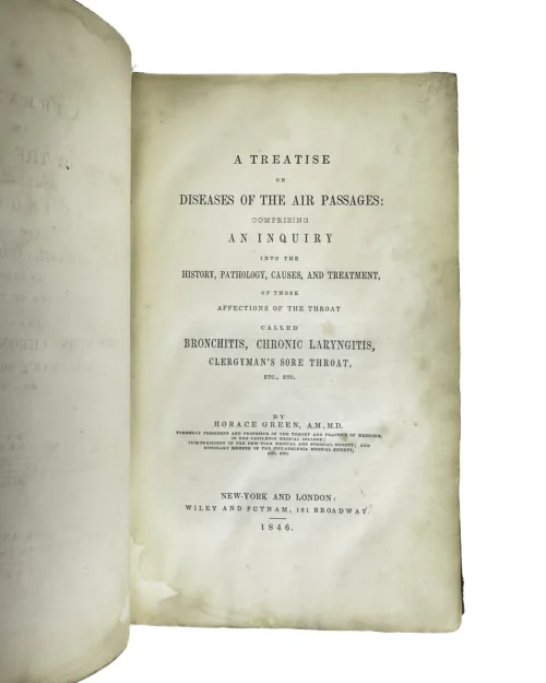 Horace green treatise on diseases of the air passages 2 jpg