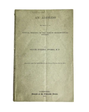 Oliver Wendell Holmes on Microscopes