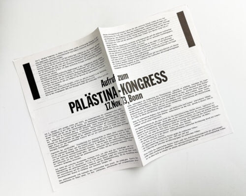 1972 1978 palestine protest flyer collection 1