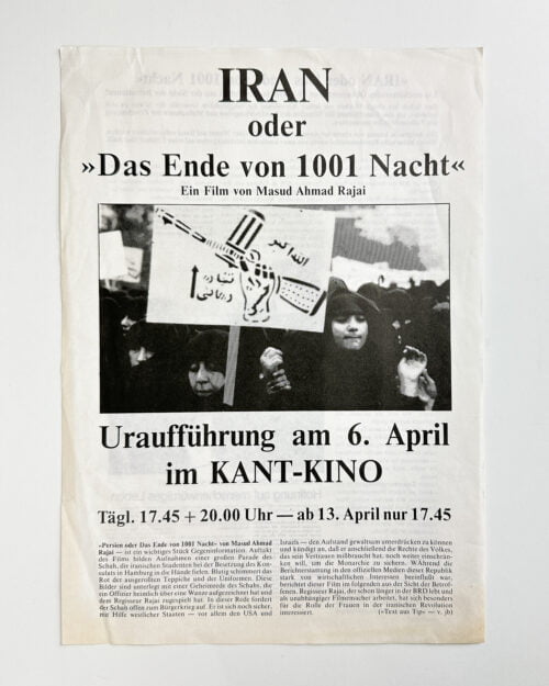 1978 1979 iran protest flyer collection 1