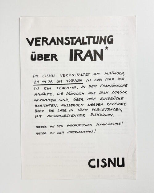 1978 1979 iran protest flyer collection 6
