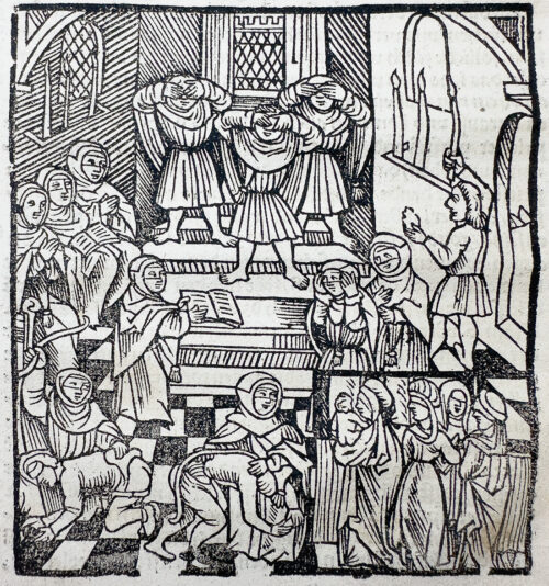 detail of illustration from book by Antonius Margaritha