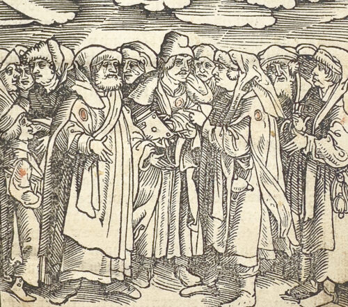 detail of illustration from book by Antonius Margaritha