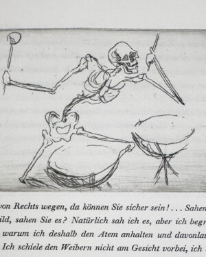 Detail from the book Tristan by Thomas Mann