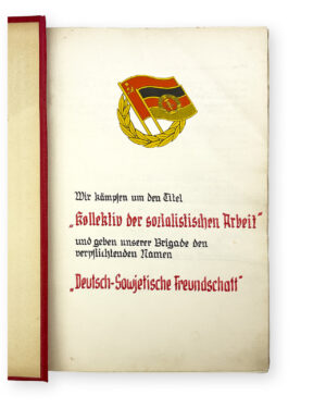 East German Workers Collective Diary