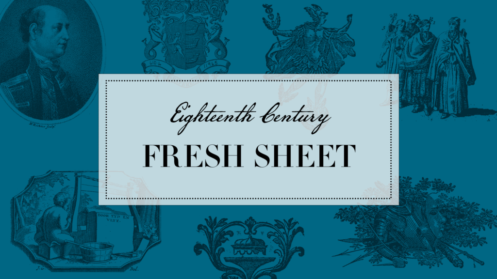 Rare Books & Manuscripts 2 fresh sheet cover 1