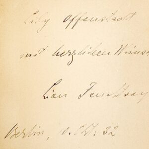 From Feuchtwanger to Zweig’s Secretary