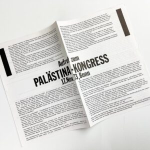1972–1978 Palestine protest flyer collection