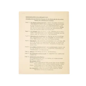 Instructions for the 1936 Olympics