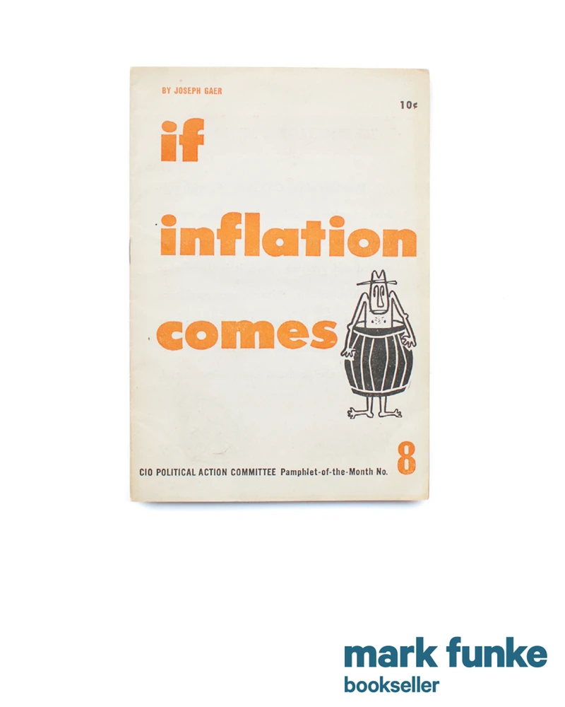 Cover of Inflation & Economics Catalogue by Mark Funke Bookseller
