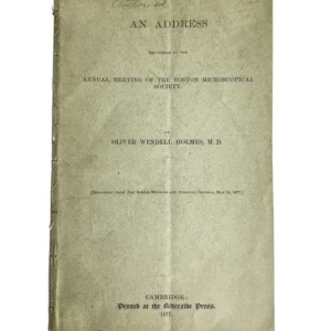 Oliver Wendell Holmes on Microscopes