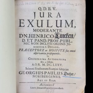 Roman Law of Exile