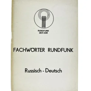 Russian-German Radio Broadcasting Terminology Not in OCLC