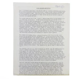 Vietnam War Caused Inflation